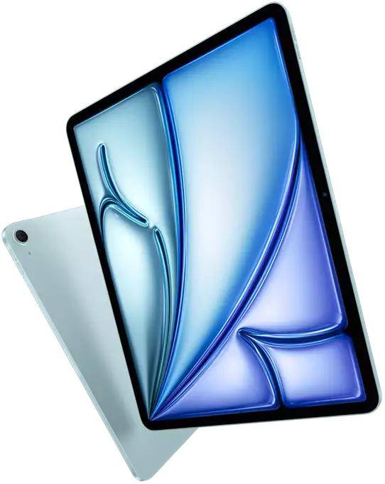 13-inch and 11-inch iPad Air models placed side by side